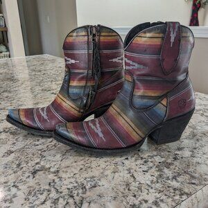 ARIAT Dixon Pendleton Boots 7.5 Cowboy